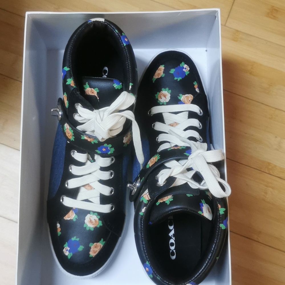 Coach​ Pembroke Blue​ Denim​ High​Top​ US#8.5 New